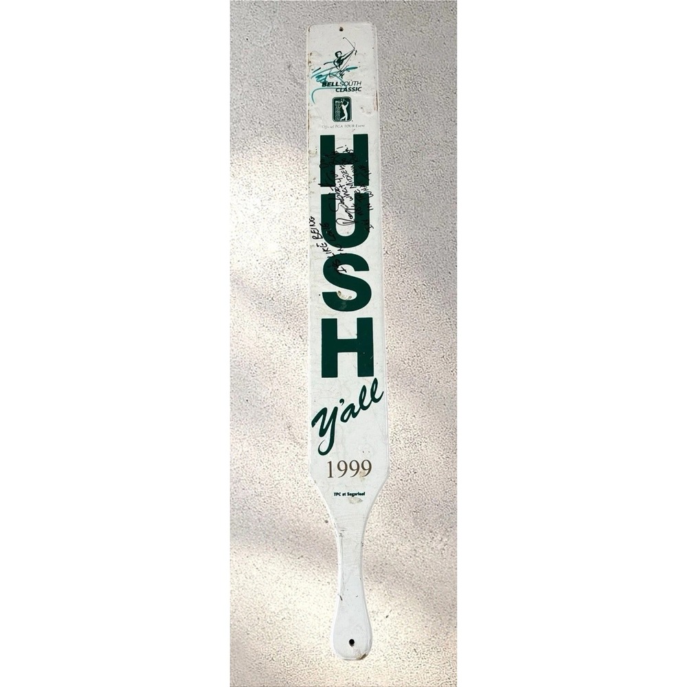SIGNED 1999 Bellsouth Classic Quiet Paddle TPC Sugarloaf PGA Mickelson‎ + More